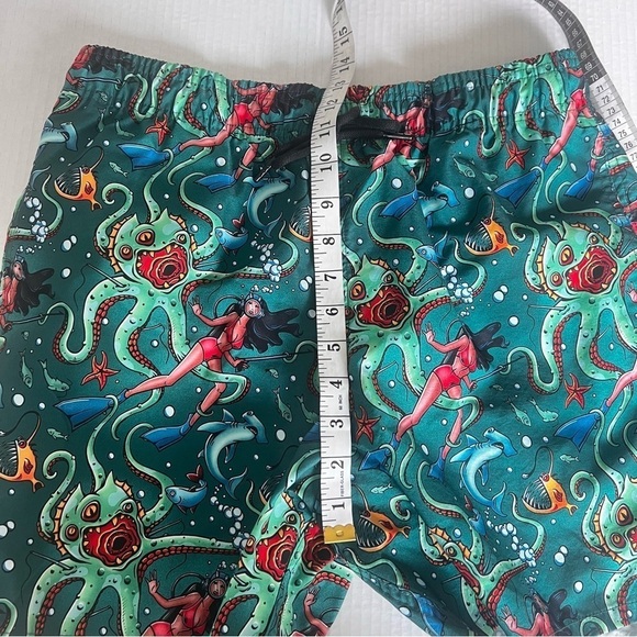 **SOLD** CULPRIT MENS SWIM TRUNKS: GET IT KRAKEN. SIZE LG 🔴 - Picture 5 of 13